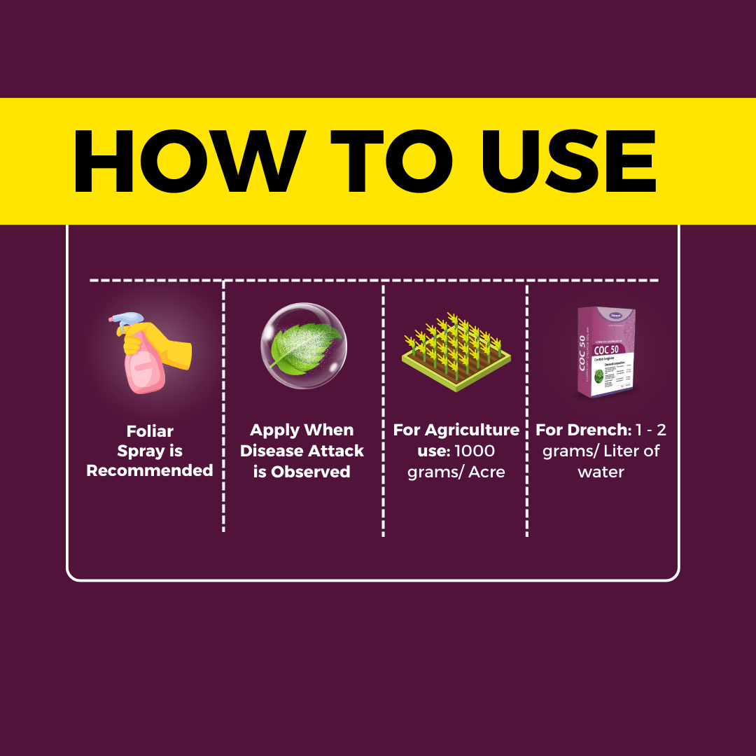 Katyayani COC 50 | Copper Oxychloride 50% WP | Fungicide for Rust Disease