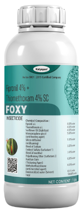 Katyayani Foxy - Fipronil 4% + Thaimethoxam 4% SC | Insecticide