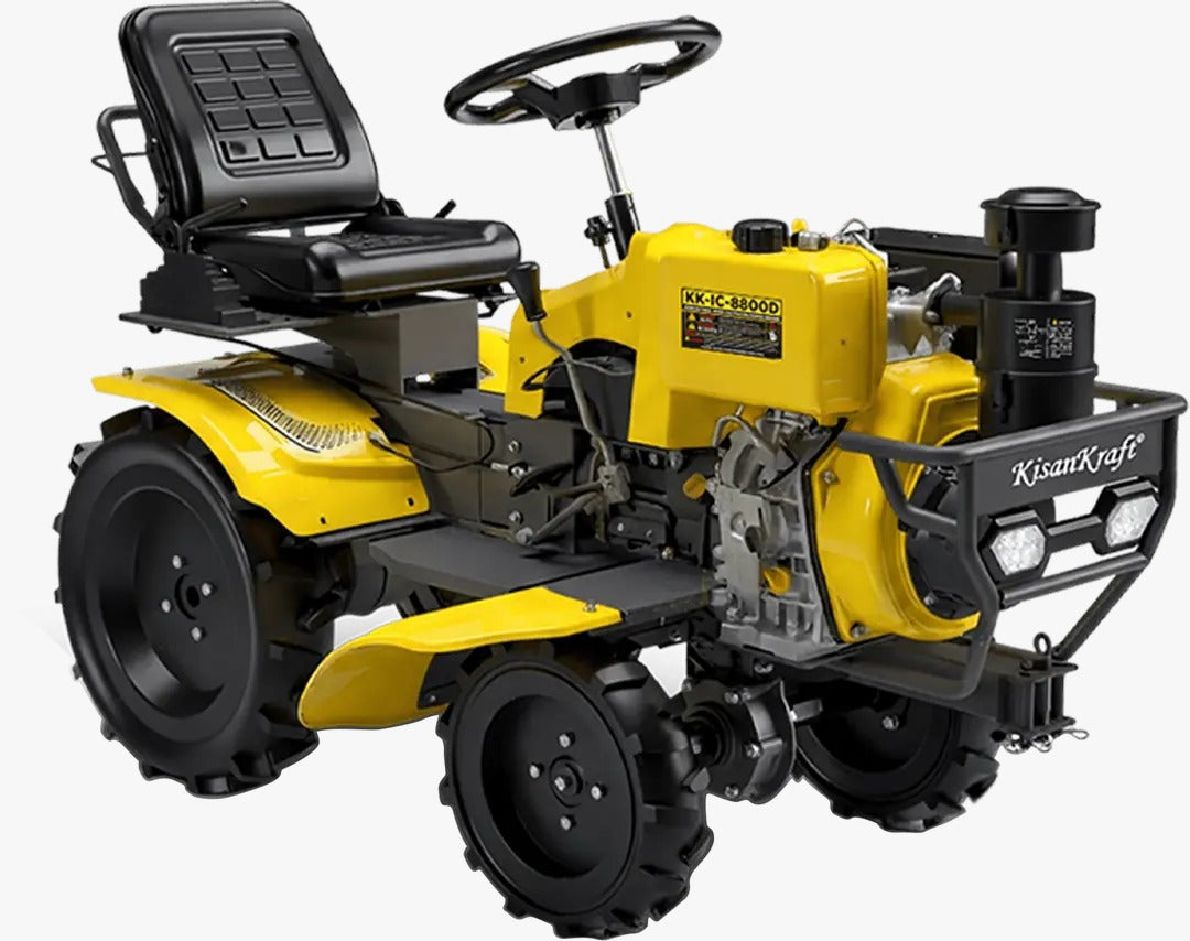 Agricultural Inter-Cultivator/Power Weeder | 4-Stroke | Diesel Engine | Electric Start | KK-IC-8800D