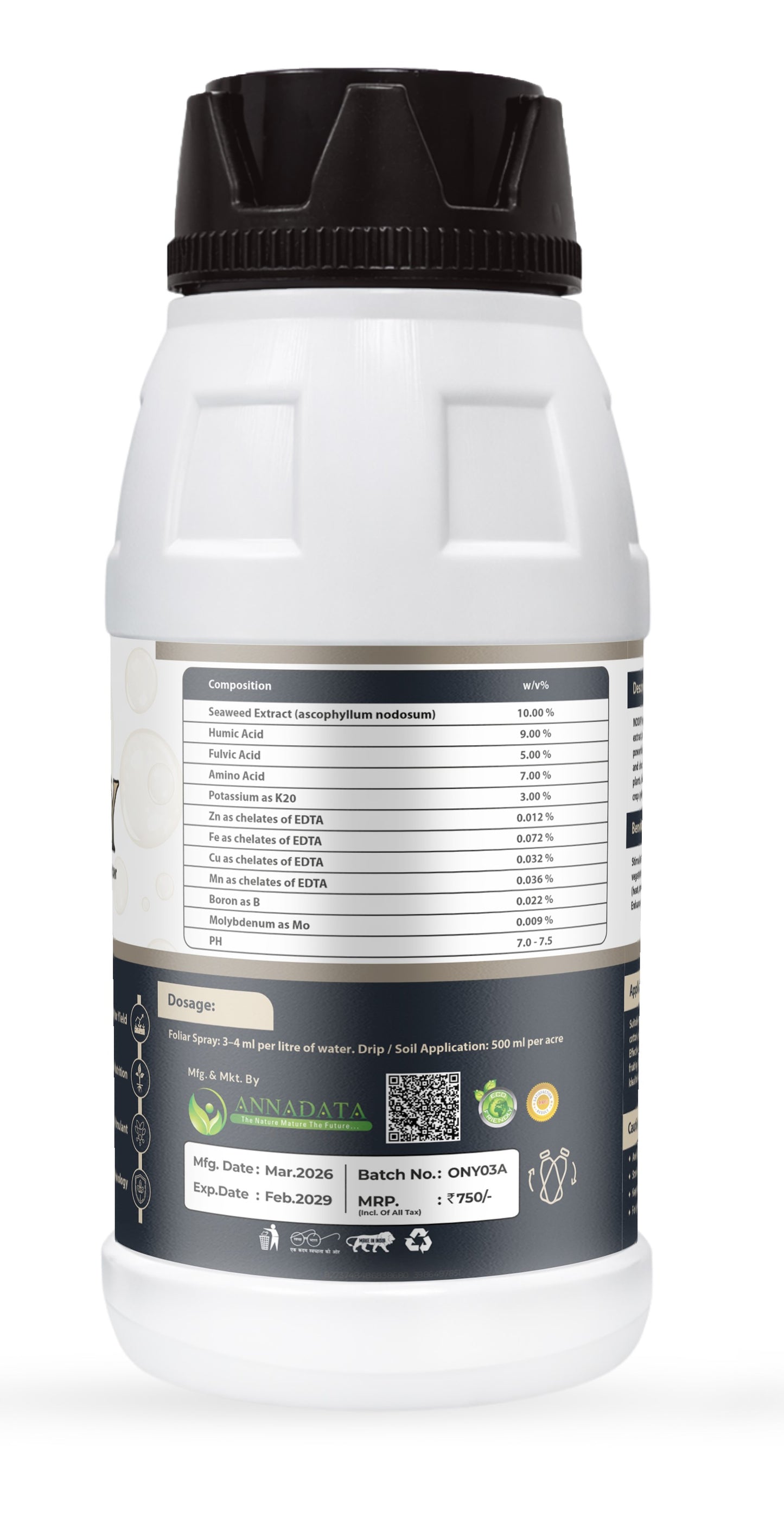 Annadata ORISIL Noory Bio Stimulant Plant Growth Booster