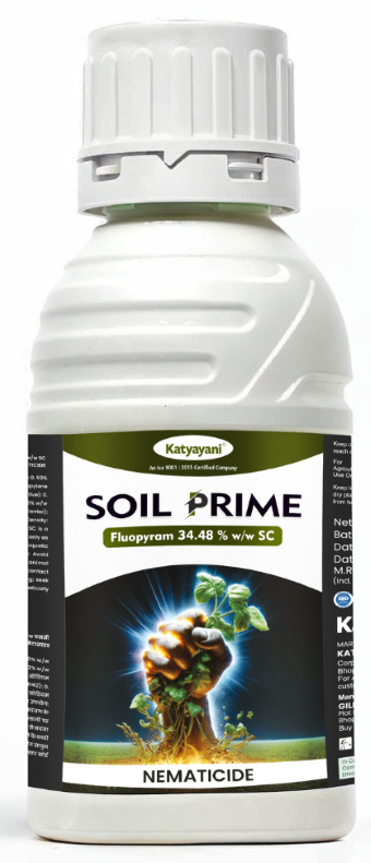 Katyayani Soil Prime - Fluopyram 34.48 % w/w SC | Nematicide for Root-Knot Nematode Control in Tomato