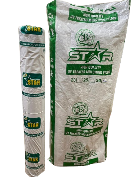 Mulching Film Star (Black & White) without Zigzag/Center Hole