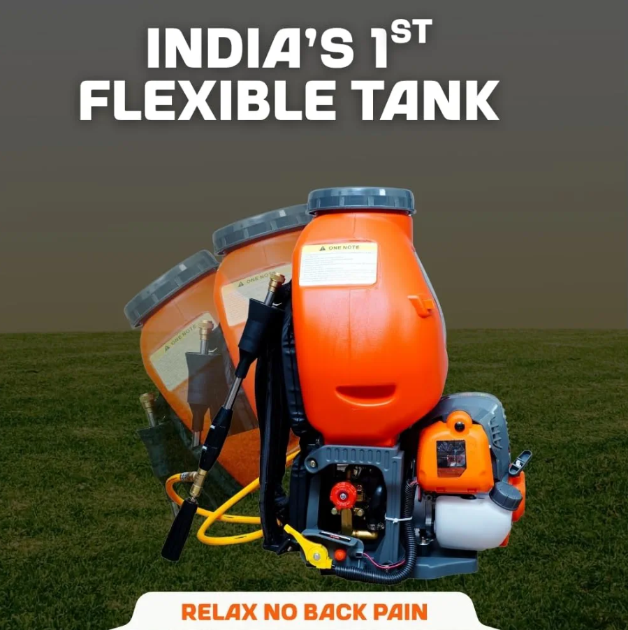 Pad Corp Suzo Flex | 4 Stroke Petrol Engine Operated Power Sprayer | 20 liter