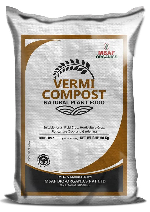 MSAF Vermi Compost 50 Kg (For Maharashtra & Madhya Pradesh State Only)