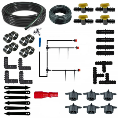 Mipatex Drip Irrigation Garden Watering Kit (150 Plants)