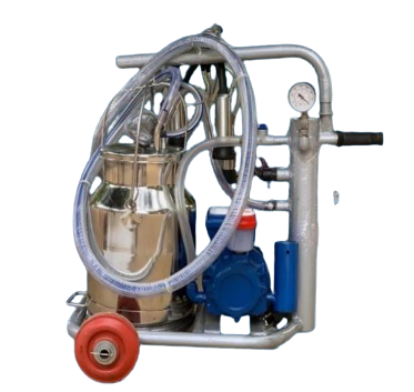 Milking Machine Mobil Trolley Single Cow Single Can