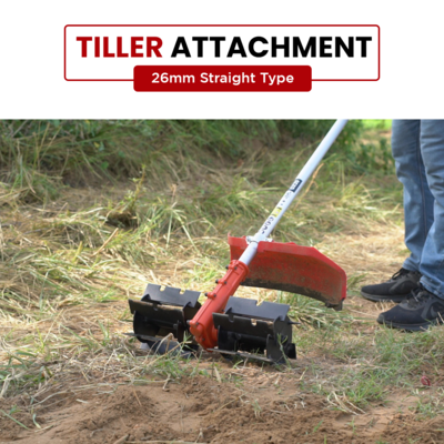 Balwaan Tiller Attachment 26mm Straight Type (Black)