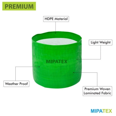 Mipatex Woven Fabric Grow Bags 6 x 6 inch