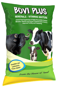 Amul Bovi Plus Vitaminised Mineral Mixture 1 Kg x 10 Packets