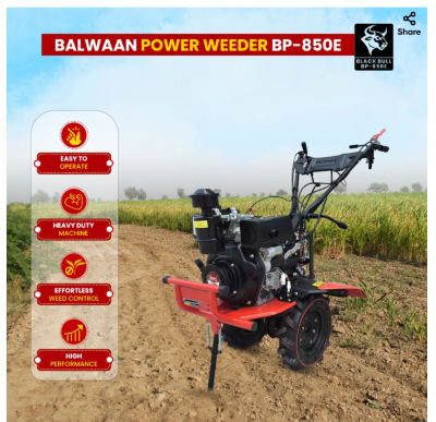 Balwaan Diesel Black Bull Power Weeder (4-Stroke) BP-850E