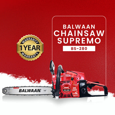 Balwaan Petrol Chainsaw BS-280 18 Inches (Supremo)