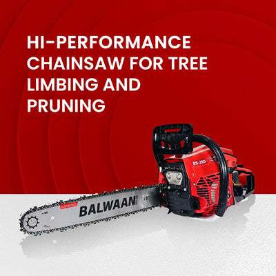 Balwaan Petrol Chainsaw BS-280 18 Inches (Supremo)