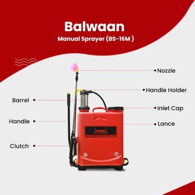 Balwaan Manual Sprayer 16 litres BS-16M