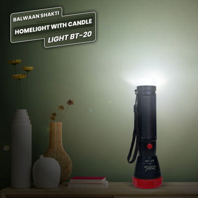 Balwaan Krishi Rechargeable LED Search Light, Candle Light BT-20