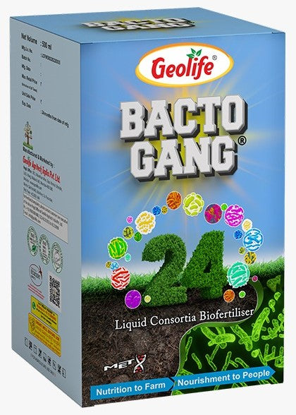 Geolife Bactogang24 - Advanced Microbial Biofertilizer