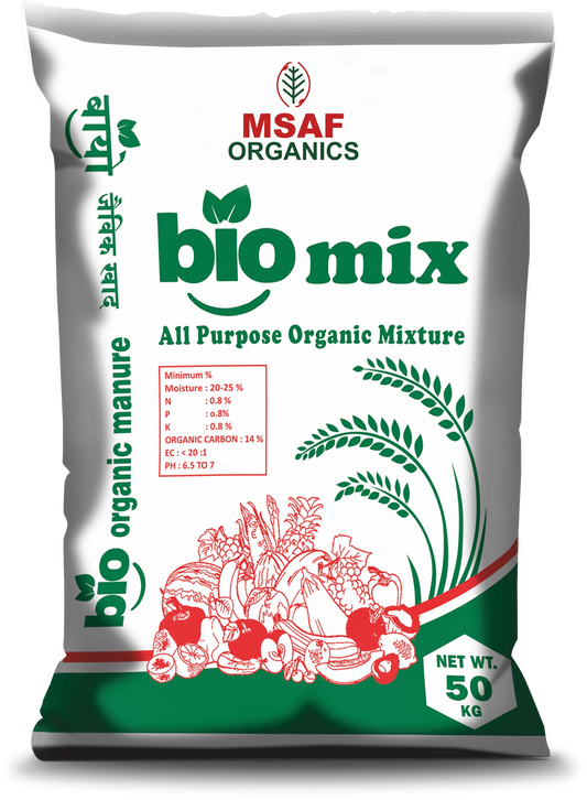 MSAF Bio Mix - All Purpose Organic Mixture 50 Kg (Only for Maharashtra State Only)
