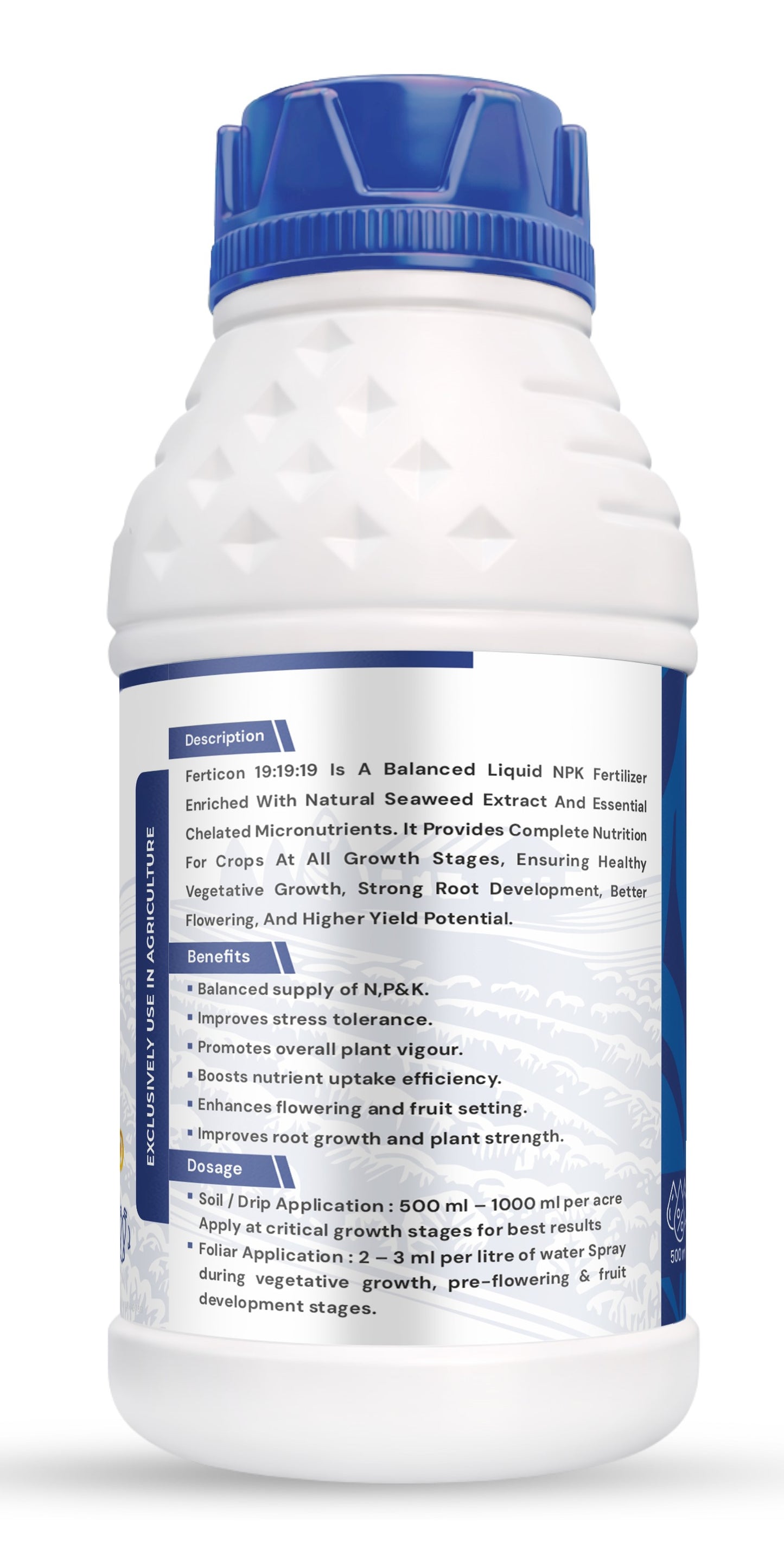 Annadata ORISIL Ferticon Liquid NPK 19:19:19 - 500 ml