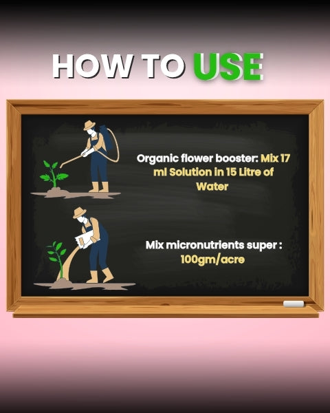 Katyayani Flowering Booster Fertilizer + Mix Micro 10 grams | Organic Fertilizers