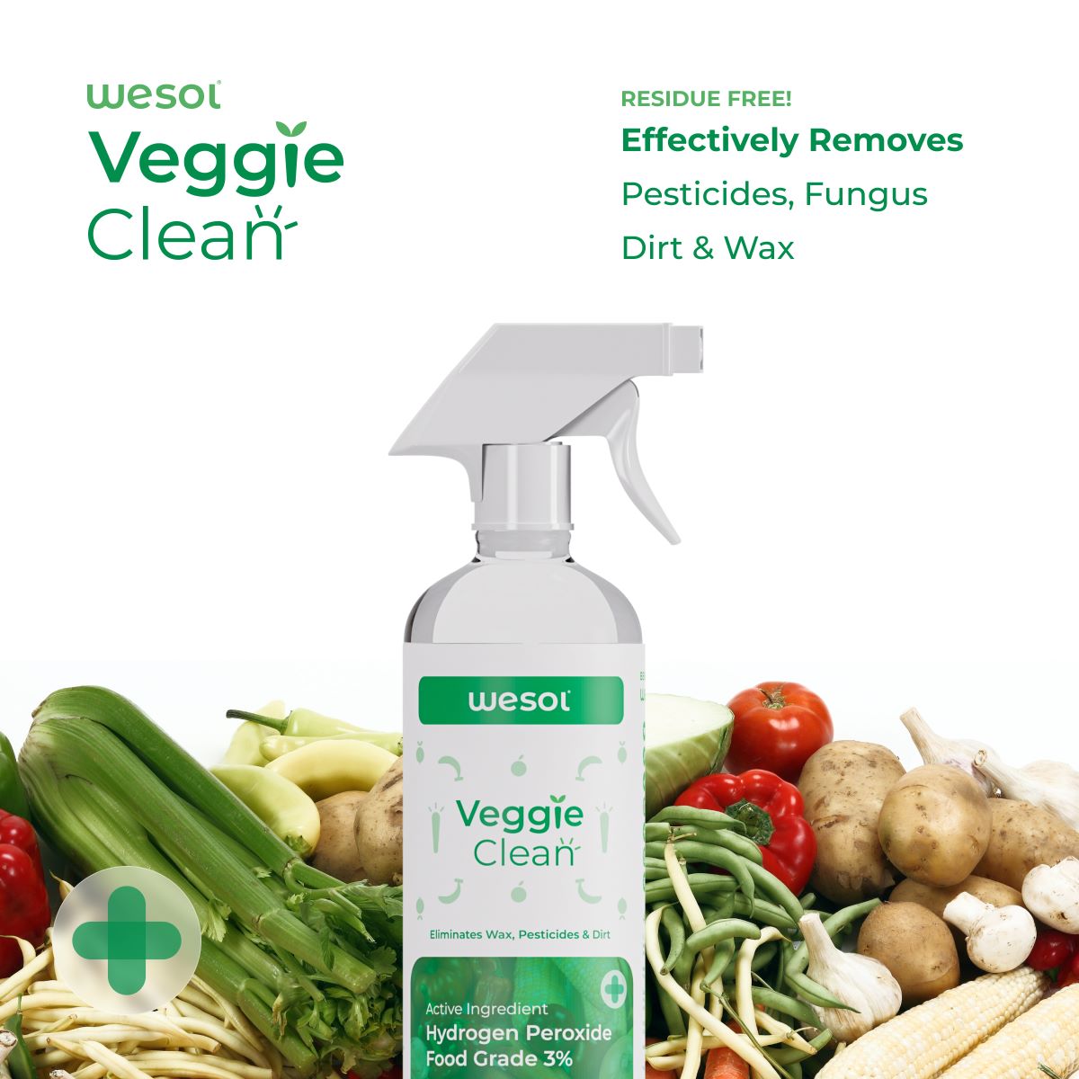 Wesol Vegetable & Fruit Wash Liquid - 500 ml