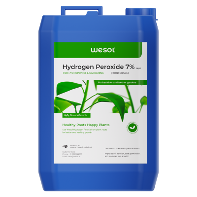 Wesol Hydrogen Peroxide 7%, Food Grade - 5 litre