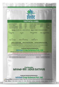 Coriander / Dhaniya IVCOR-951 500 grams