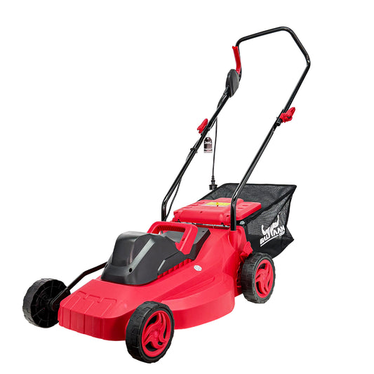 Balwaan Krishi Electric Lawn Mower |1800W Heavy Duty Electric Grass Cutter Machine | 16 Inch Lawn Mower for Garden & Home | 40L Grass Catcher | Lawn Grass Cutting Machine | 12 Months Warranty LME-230