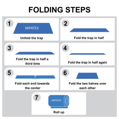 Mipatex Tarpaulin / Tirpal 12 Feet x 6 Feet 150 GSM (Blue)