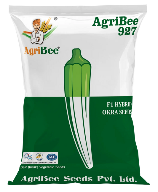 AgriBee F1 Okra 927 Seeds 250 grams