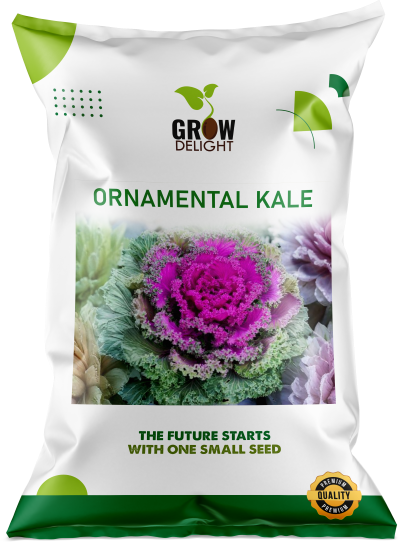 Grow Delight Imported Ornamental Kale - 300 seeds