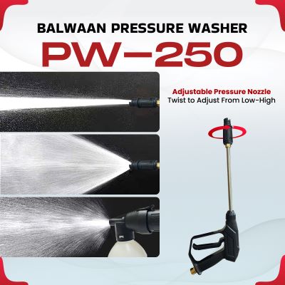 Balwaan Electric Pressure Washer Lightweight PW-250