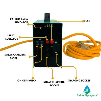 Pallav Multipurpose Solar Sprayer PSV4 with 100 meter Hose Pipe