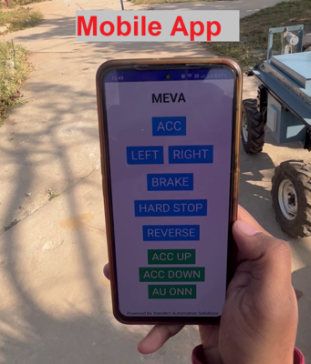 MEVA Electric Vehicle + Sprayer Attachment