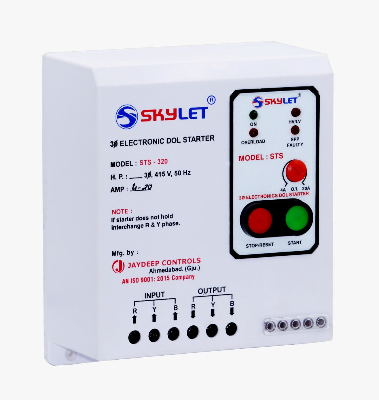 Skylet Three Phase Electronic DOL Starter STS-A-320