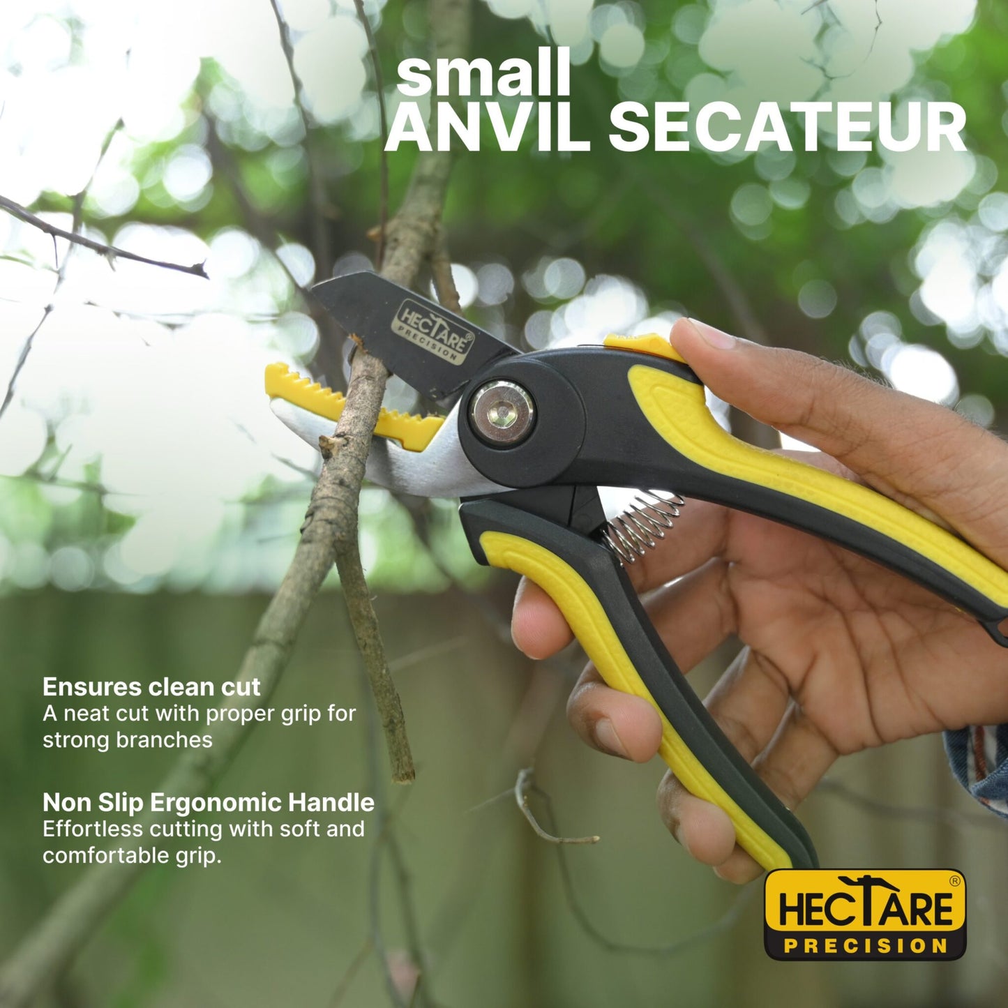 Hectare Small Anvil Secateur Branch Cutter (Taiwan Made)