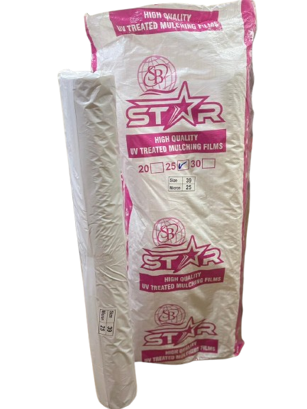 Mulching Film Star (Black & White) without Zigzag/Center Hole