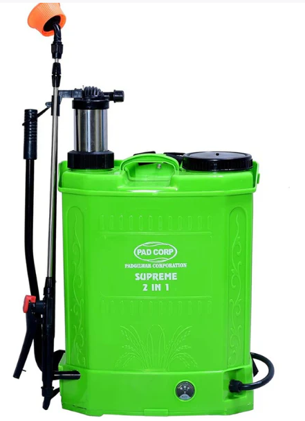Pad Corp Supreme Duo 2in1 16L Knapsack Sprayer Pump | Manual & Battery Operated 12Vx8Ah