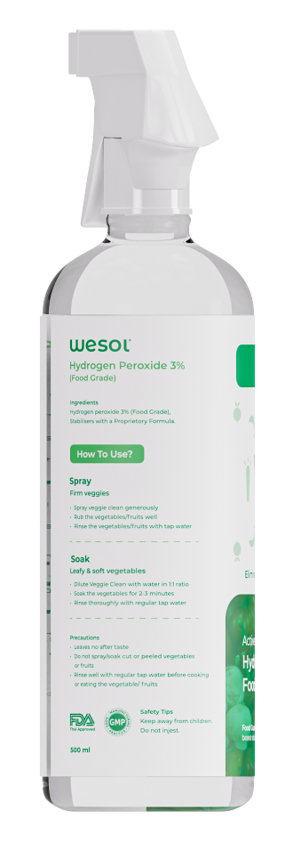 Wesol Vegetable & Fruit Wash Liquid - 500 ml