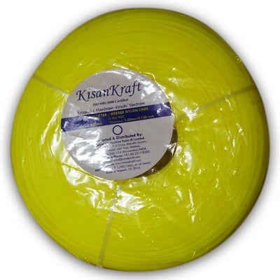 Nylon Rope 3.5mm X 2.5Kg 40meters Yellow for Brush Cutter