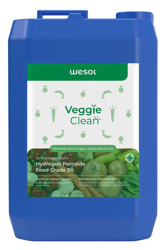 Wesol Vegetable Wash Liquid Hydrogen Peroxide 3% w/w - 5L