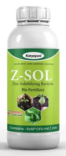 Katyayani Z-SOL | Zinc Solubilizing Bacteria | Bio Fertilizer
