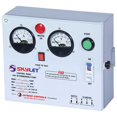 1 H.P. Single Phase Submersible Pump Control Panel (ELMS-ECO)