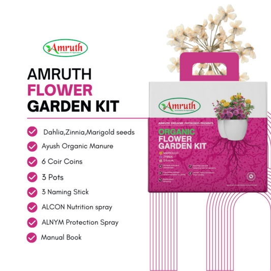 Amruth Organic Flower Garden Kit