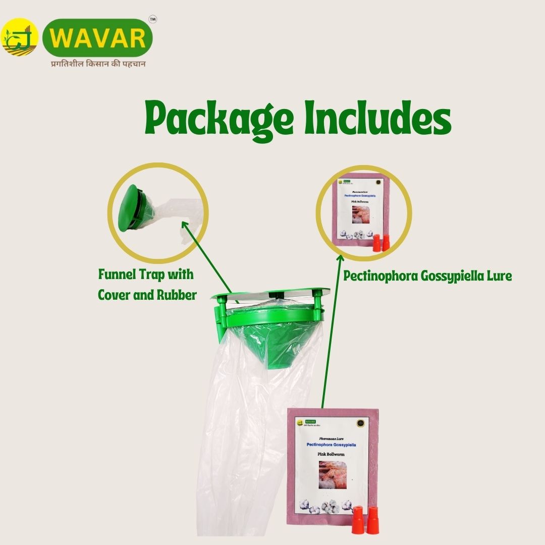 Wavar Funnel Trap with Pectinophora Gossypiella Lure